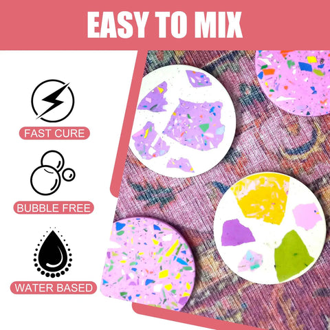 Dead Simple Ceramic Resin Casting Powder Plus One Point Four Kilogram Plaster Mix For Terrazzo Trays Coasters Fast Water Activated Blend Delivers A Knockout Porcelain Matte Finish For Zero Hassle Weekend Art Creators