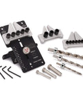 Dowelling Jig Master Kit For Precision Woodworking And Joinery Tools With CNC Machined Aluminum Body and accessories