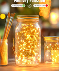 Twinkle Fairy Lights 33 Ft USB Plug In String Lights With Remote And Timer 100 LED Waterproof Wire for Jar Decor