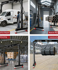 3 Ton Portable Gantry Crane With 6600 Lbs Load Capacity used in auto repair, warehousing, machining, and construction site
