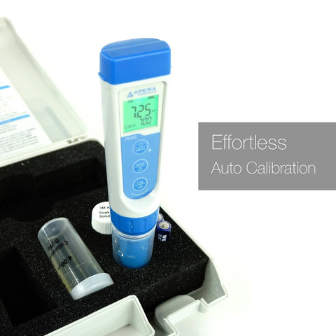 Pocket pH Tester Kit With Waterproof Body Replaceable Probe 0.01 pH Accuracy LCD Display Handheld pH Meter For Soil Water And Aquariums