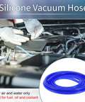 Mechanic installing Silicone Vacuum Tubing Hose 10 Ft High Temperature Blue 3mm Inner Diameter 10mm Outer Diameter 3.5mm Wall
