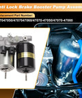 Badass Heavy Duty Abs Brake Booster Pump Assembly Compatible With Toyota Prius Rav4 Lexus Hybrid 2010 To 2018 showing parts under engine bay.