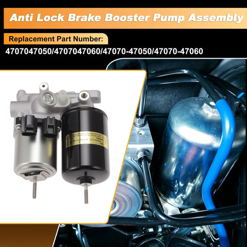 Badass Heavy Duty Abs Brake Booster Pump Assembly Compatible With Toyota Prius Rav4 Lexus Hybrid 2010 To 2018 showing parts under engine bay.