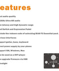 Xtone Ultra Low Latency Guitar Audio Interface With 192KHz Sampling Rate 108dB Dynamic Range, features and interface.
