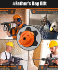 Heavy Duty SDS Plus Rotary Hammer Drill 1-1/4 Inch, 12.5 Amp, 4350 BPM, 900 RPM, 4 Modes, 7 Joules, Safety Clutch in action scenes