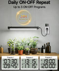 Two Pack Indoor Digital Outlet Timer Plug With 24 Hour Programmable Timers Countdown Delay On Off Repeat Cycle Scheduling