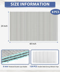Heavy Duty Reflective Bubble Insulation Sheet For Garage Door Thermal Barrier featuring size information of 24x60 inches