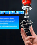 2 Pack Heavy Duty Fire Sprinkler Head Guard Cage For Standard 1/2 And 3/4 Inch NPT Upright Or Pendant Heads featuring easy installation.