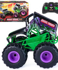 Grave Digger 1 15 Scale Remote Control Monster Truck For Indoor And Outdoor Play Smash And Bash RC Car With Durable Body