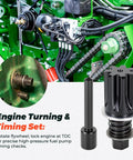 Beefy Engine Timing Tool With JDE81-4 Locking Pin For Fuel Pump Timing, Alloy Steel Build For Long Lasting Precision, Easy Pin Insertion And Secure Lock, Pro Grade Diesel Engine TDC Tool For Quick, Reliable Service on John Deere engine