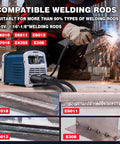 135A 110V Mini Stick Welder And Lift TIG 2 In 1 Portable Welding Machine used with compatible rods E6010, E6011, E6013, E308