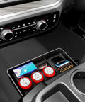 Center Console Hanging Organizer Tray For Chevy Silverado Sierra 1500 2019-2026 And Silverado 2500HD 3500HD, split-bench, black.