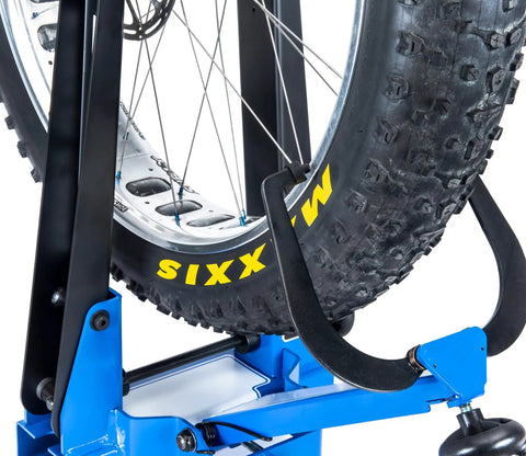Pro Bicycle Wheel Truing Stand For Oversized Tires And Wheels, Heavy Gauge Steel, Powder Coated Finish, Fits 29 Plus Wheels