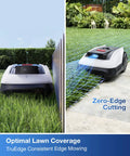 Goat O1000 RTK Robotic Lawn Mower No Wires No Hassle Perfectly Mapped Lawn With AI Auto Mapping App Control 3D Obstacle Avoidance