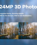 24MP 3D photo sample demonstrating Viewer Integrated 3D VR Camera With 24MP Photos And 8K Stills, 4K60 Video, Stereoscopic 3D Instant Display.