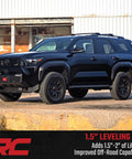 2025 Toyota 4Runner with 1.5 Inch Bolt On Leveling Kit for increased ground clearance and level stance