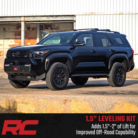 2025 Toyota 4Runner with 1.5 Inch Bolt On Leveling Kit for increased ground clearance and level stance