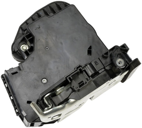 Direct Fit Door Lock Actuator Motor For Cars And Trucks Straight Shot Install, detailed view of black plastic and metal actuator.