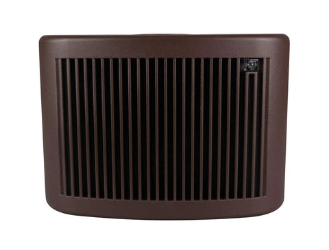 Hardy Emergency Lighting Fixture With 90-Minute Battery Backup, 3000K/5000K, bronze die-cast aluminum, front view
