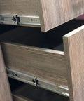 Heavy Duty 3 Pair 16 Inch Full Extension Ball Bearing Side Mount Cabinet Drawer Slides With Rear Brackets Soft Close And Built To Last Quiet Operation 100Lb Per Pair Capacity Zinc Plated Stamped Steel Rust Resistant installed in a wooden drawer.