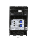 Front view of a Two Pole 120 Volt Arc Fault Circuit Interrupter, Combination Type AFCI, Plug In, 15 Amp UL Listed.