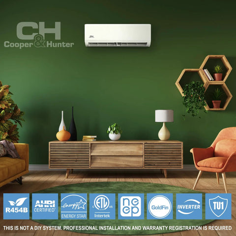 Heavy Duty 48000 BTU Five Zone Mini Split Air Conditioner And Heat Pump With Super Fast Cooling Slick Smart Controls And Five Wall Mounted Indoor Units For Total Home Comfort