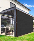 Heavy Duty Shade Cloth 70 To 90 Percent Sunblock Net For Garden Patio Greenhouse Outdoor Pergola Lawn Poolside Shade Sails, installed view
