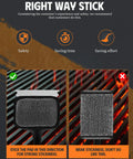 Correct and incorrect way to use Bristle Free Grill Brush With Five Replacement Heads For Cast Iron And Stainless Steel Grates.