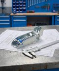 Beefy Sturdy Refrigerator Hinges With Thick Spring Loaded Design And Three Mounting Holes For Door Alignment