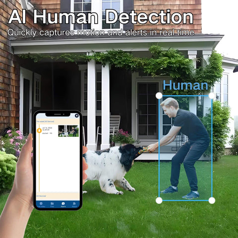 Person detected by 1080P Video Doorbell With Night Vision And Two Way Audio Battery Powered Outdoor Security Camera Instant Alerts