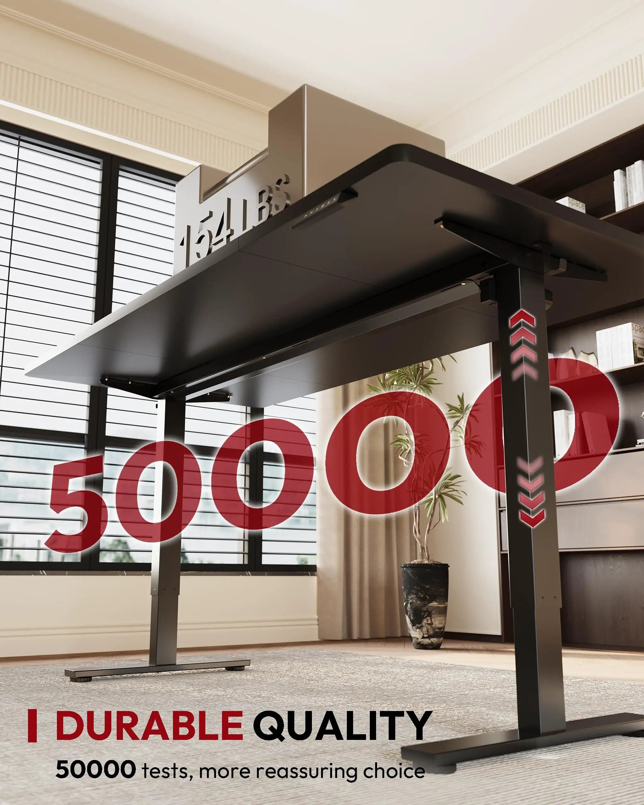 Electric Standing Desk 71x32, Adjustable, Ergonomic ✓
