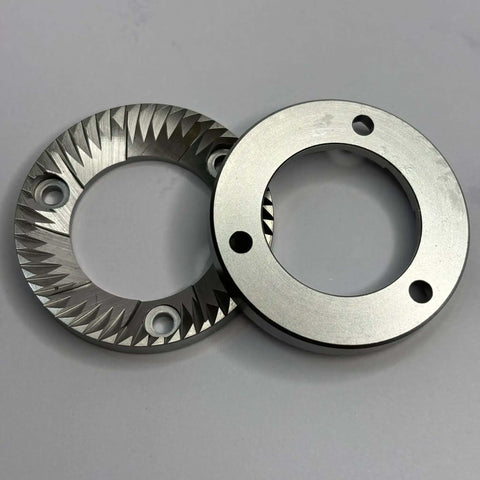 40mm Flat Burr Blade For Electric Espresso Grinders Replacement Part In Stainless Steel For Pro Grade Precise Consistent Coffee Grinding Durability And Easy Maintenance Flat Wheel Burr Milling Accessory For Home Barista Use