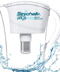 Alkaline Water Filter Pitcher Replacement For 32 Oz pH2O Boosts Water Alkalinity To 9.5 pH With Proven Tech Single Filter Easy Install
