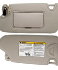 Left Driver Side Sun Visor For Nissan Altima 2013-2018 With Built-In Light Beige Direct Replacement Non OEM 96401-3TA2A