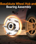 Front Wheel Hub Bearing Assembly Set 513298 Fits 2008 To 2013 Nissan Rogue 2014 To 2015 Rogue Select And 2007 To 2012 Sentra
