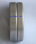 Side view of 4 In 1 Plus CBN Grinding Wheel For Sharpening Woodturning And HSS Tools, Eight Inch Diameter, Five Eighth Inch Arbor