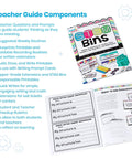 Teacher guide and materials from Must-Have STEM Bins Classroom Kit By Brooke Brown Set Of 12 Hands On Science And Engineering Activities