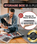 Man using 120 Piece PEX Clamps Kit With Pliers Heavy Duty Stainless Steel Cinch Crimp Rings For One Half Inch Three Quarters Inch