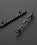 Matte Black 7.38 Inch Cabinet Pulls 30 Pack Stainless Steel Kitchen Cupboard Handles 5 Inch Center To Center Hole Spacing Durable