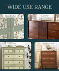 Two Pack 5 Inch Brass Cabinet Pulls Antique Floral Pattern on wardrobe, cabines, chest, and nightstand