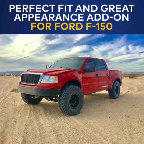 Red Ford F-150 with Ford F-150 6.34 Inch Antenna Mast, Premium Short Car Wash Proof Radio Antenna for FM AM