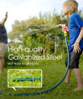 Heavy Duty 12 Inch Landscape Staples 8 Gauge Galvanized U Shaped Ground Stakes for Weed Barrier Fabric and Irrigation Tubing