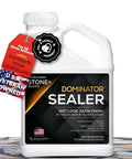 1 Gal Stone Plus Gloss Clear Acrylic Sealer For Indoor And Outdoor Use, Satin Finish Color Enhancing Pro Grade Fast Dry Sealant