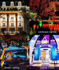 RGB Color Changing LED Flood Lights With Remote Dimmable IP65 Waterproof Stage Lighting For Indoor Outdoor Decor Multi Color Uplighting For Christmas Parties And Events