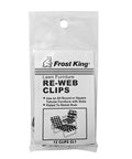 Clips And Screws For Furniture Re Webbing Kit Rust Resistant Silver Lawn Chair Clips For Tubular Furniture With Slots Includes 12 Clips