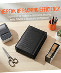 60 Pack Black Self-Sealing Bubble Mailers With Tear-Resistant PET Padding For Electronics And Cosmetics on desk