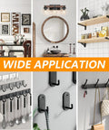 One Hundred Pack Self Drilling Drywall Anchors Plug And Play Plastic Build Quick Install No Messy Prep Heavy Duty Fasteners For Sheetrock Gypsum Walls collage of applications with hooks and fixtures.