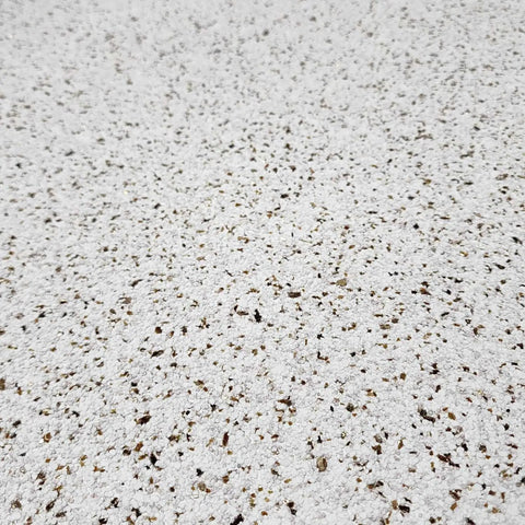 Top Shelf Cream Off White Textured Stone Wallpaper With Real Natural Mica And Subtle Gold Shimmer For A Straight Up Knockout Peel And Stick Room Makeover close-up texture and mica detail.