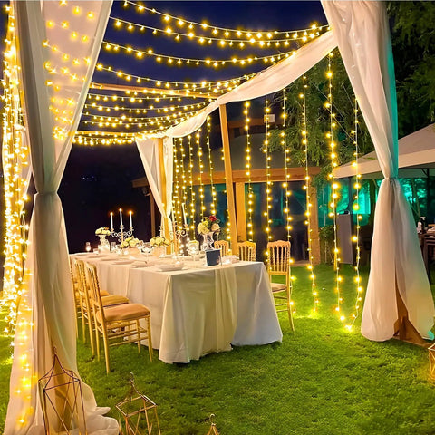 403 Feet Of 1000 LED Christmas String Lights Outdoor With 8 Modes And Timer Plug In Waterproof Fairy Lights For Yard Tree Patio Weddings Parties And Holiday Decor Party Ready Warm White